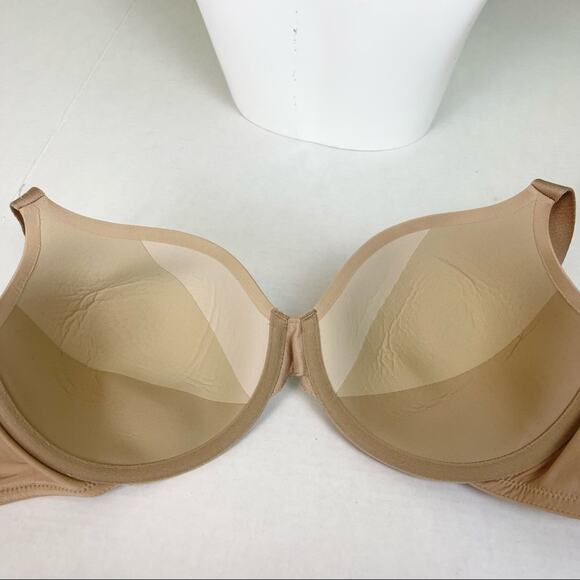 Lilyette Nude Full Coverage Underwired Bra woman's size 40C - Picture 3 of 5